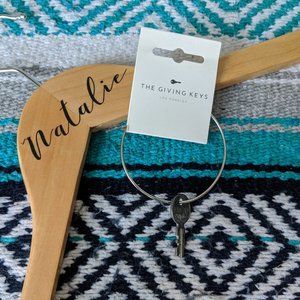 "Dream" Silver Key Bracelet | The Giving Keys NWT